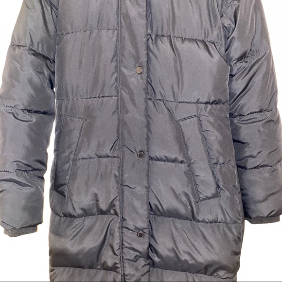 abercrombie long puffer